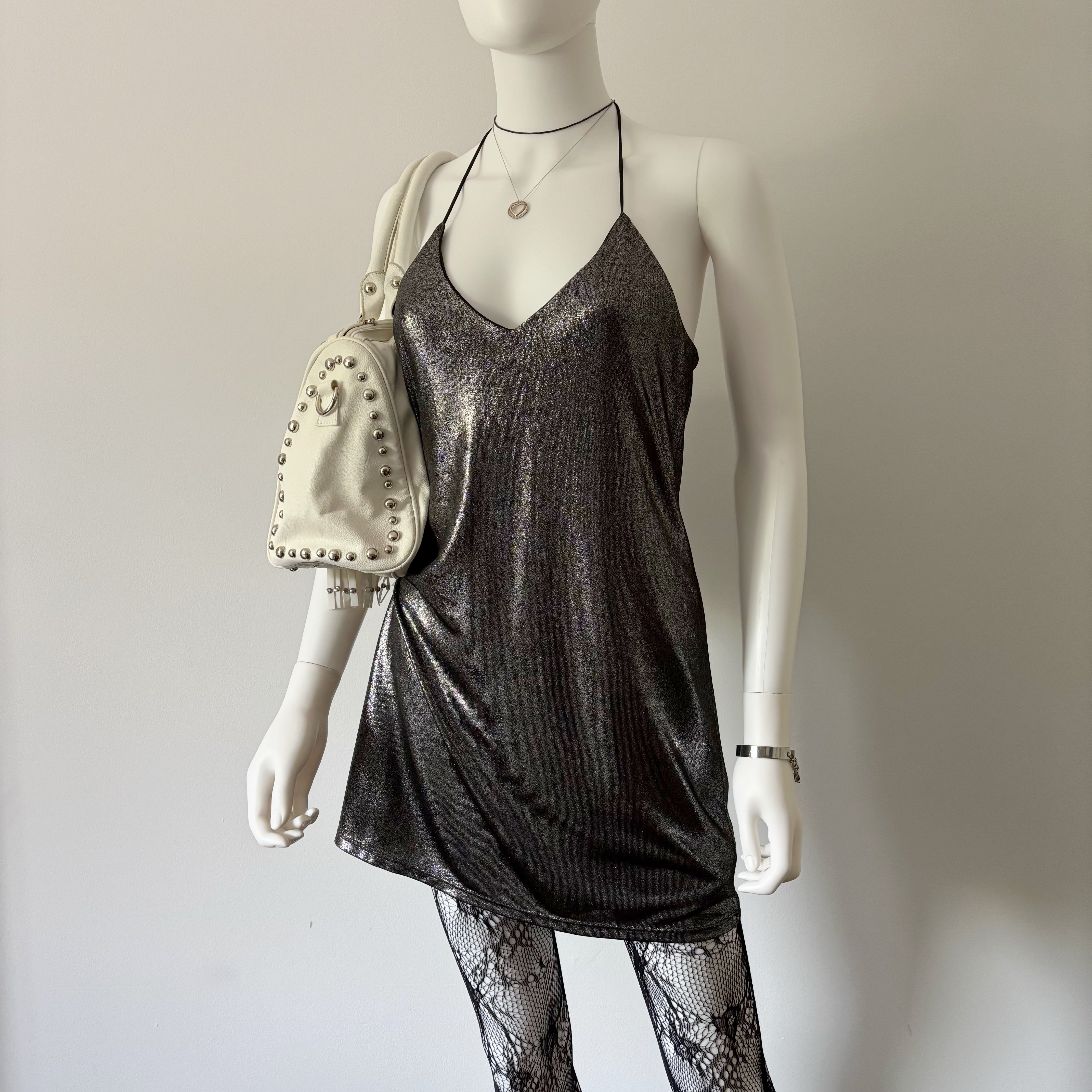 Slinky Metallic Dress