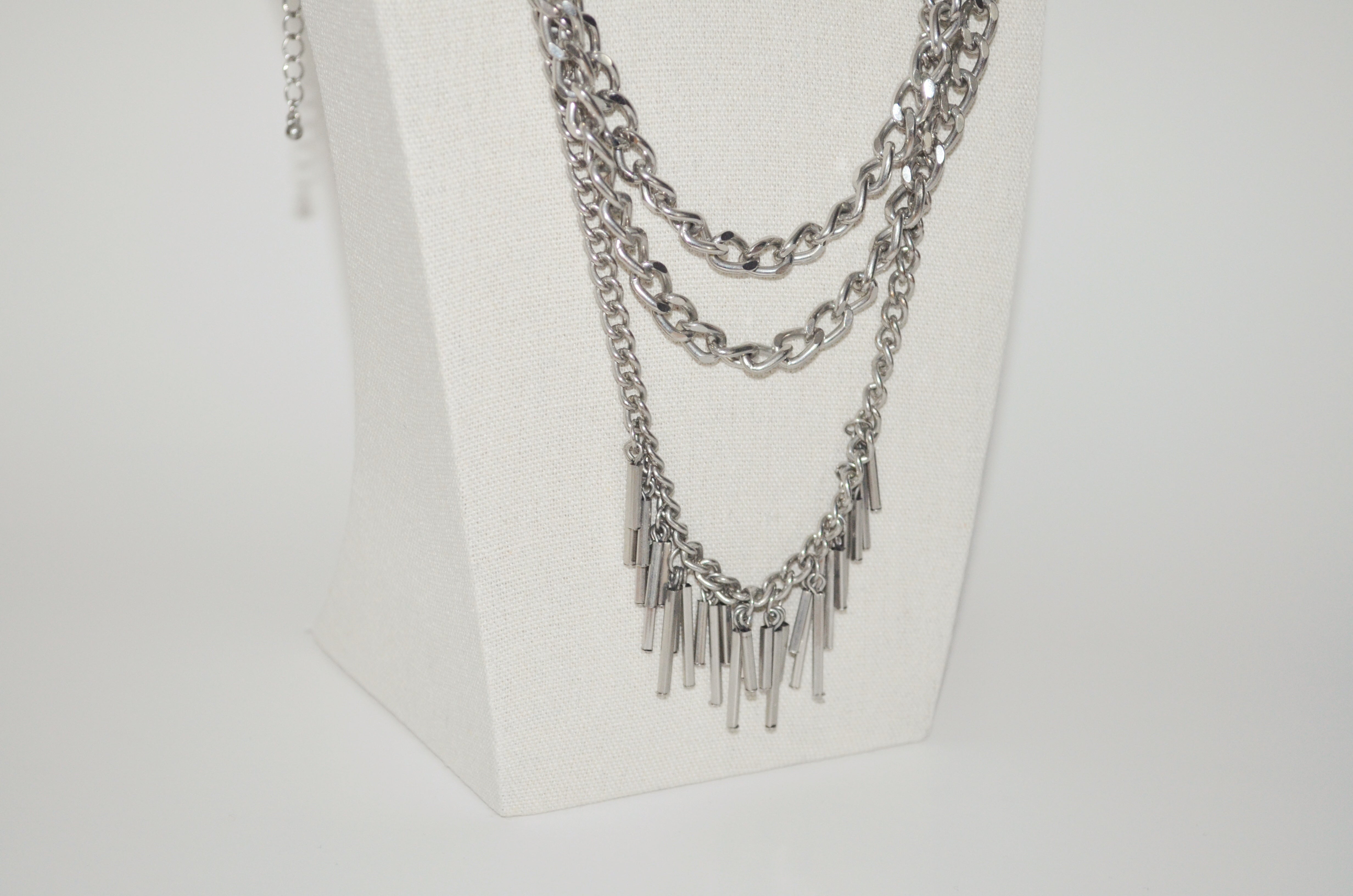 Bohemian Style 2000s Chain Fringe  Necklace