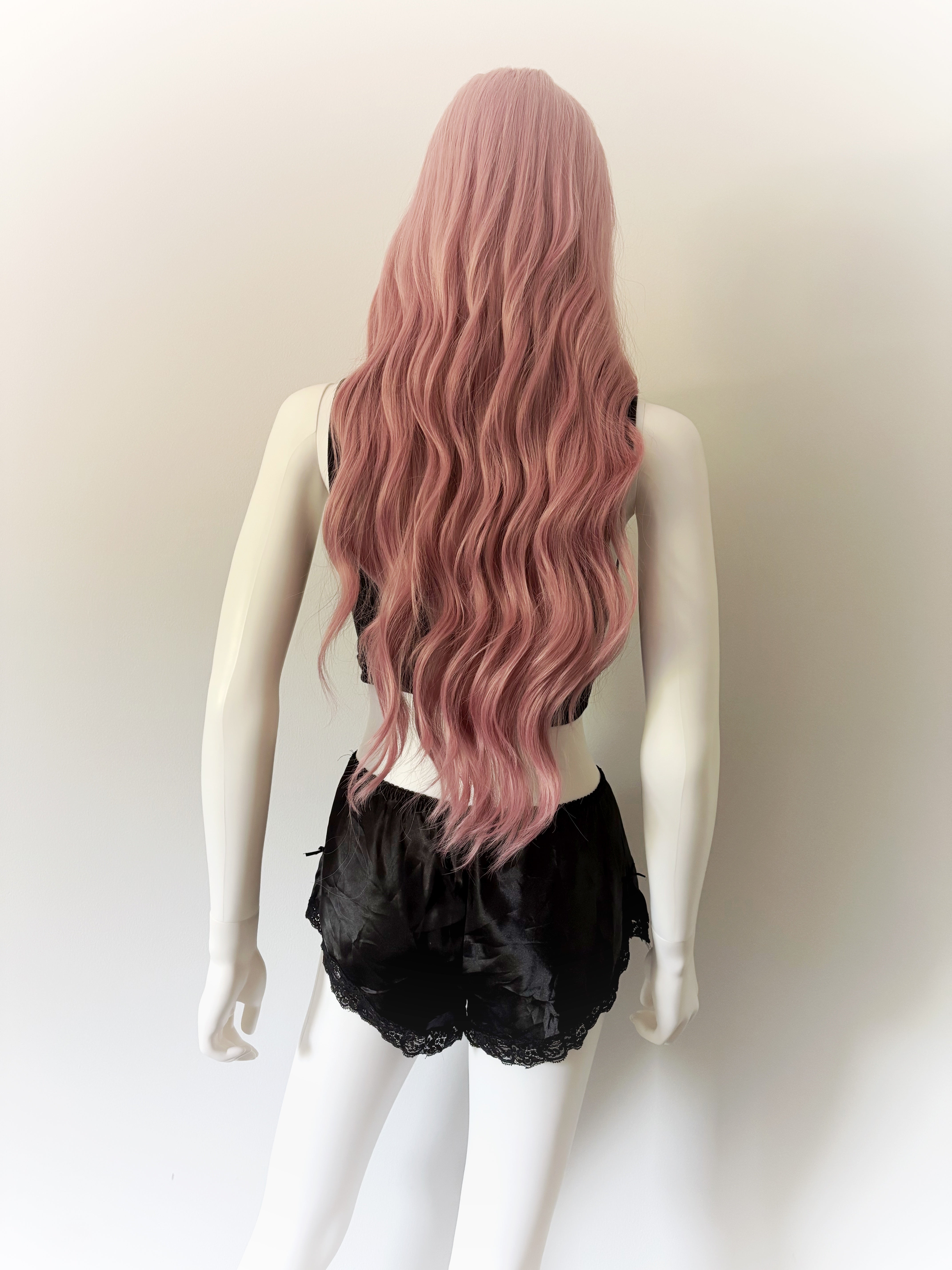 Black Silky Lingerie Bloomer Shorts