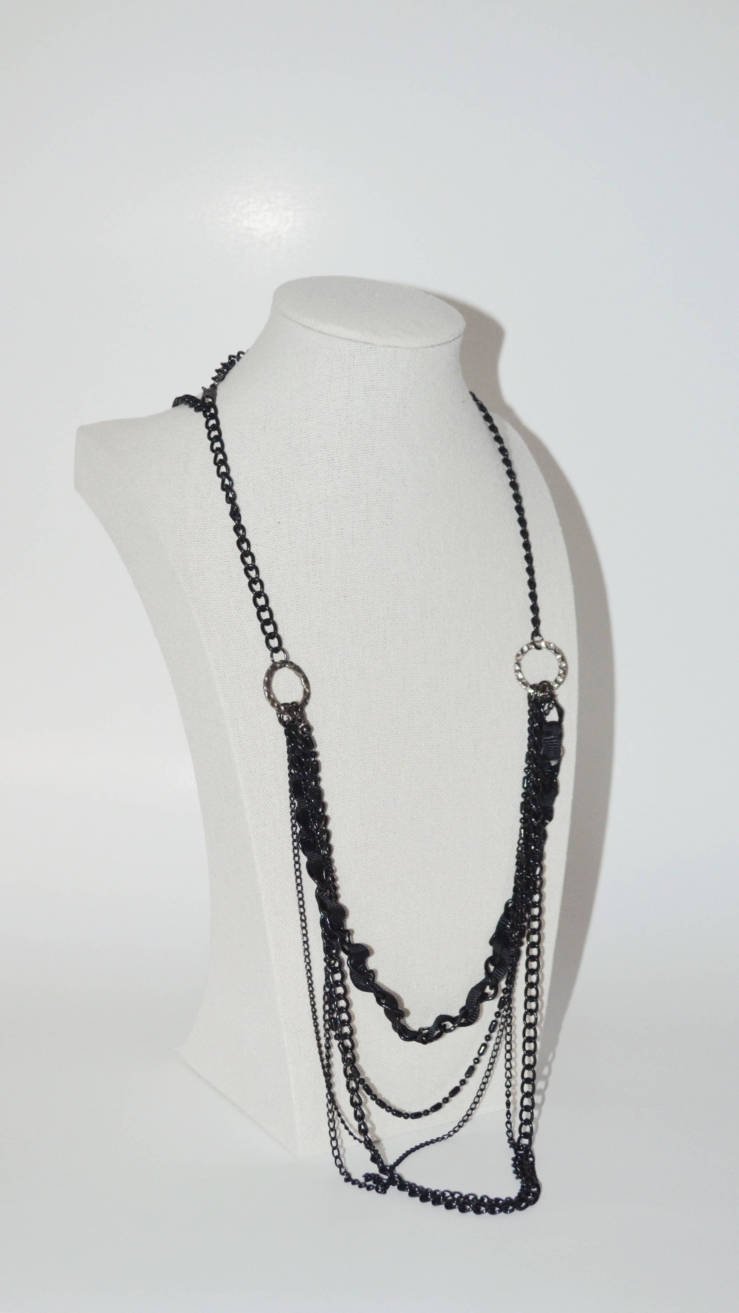 Indie Style 2000s Layered Chain Necklace