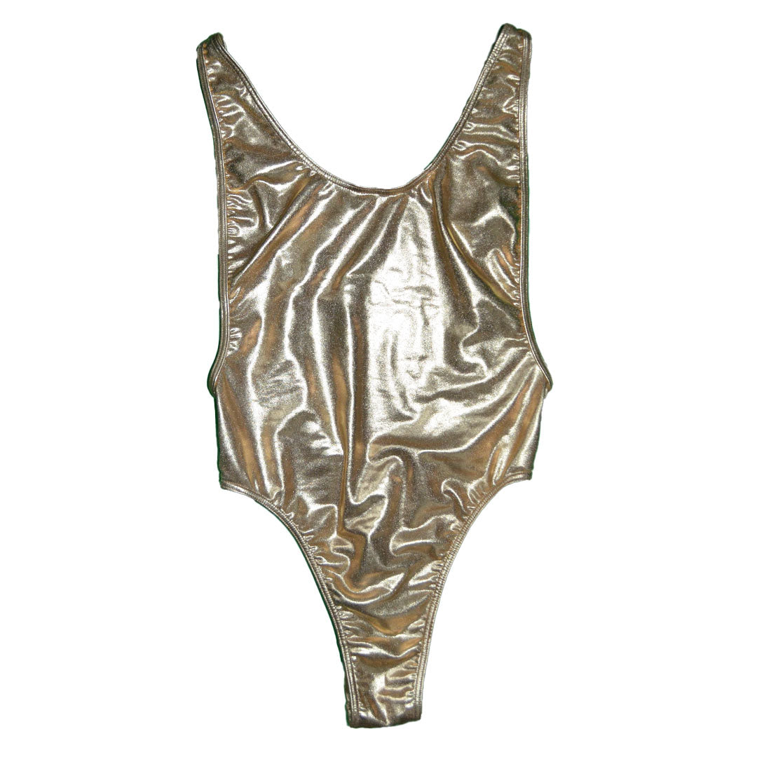 Gold Lamé Bodysuit