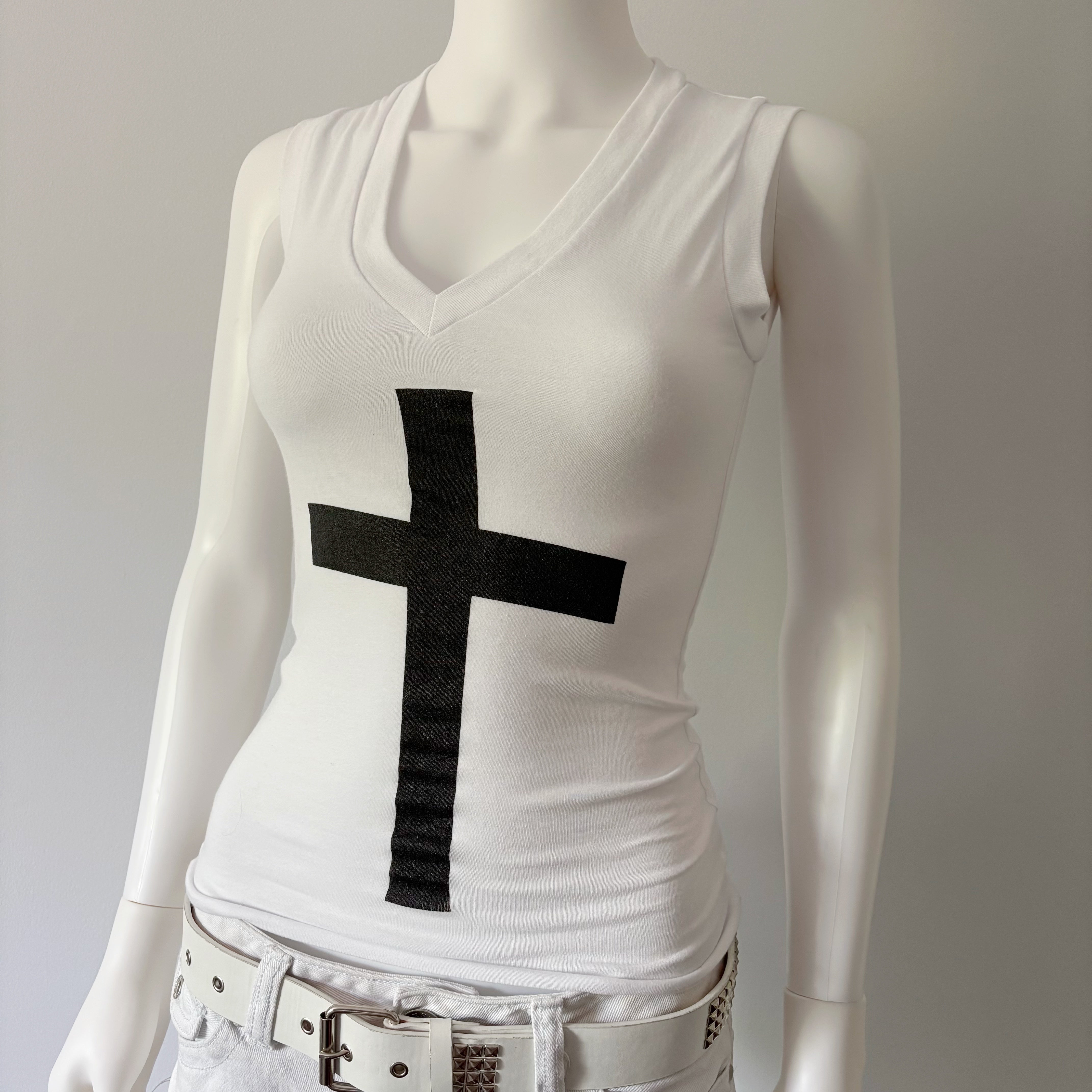 V-Neck Cross Tank