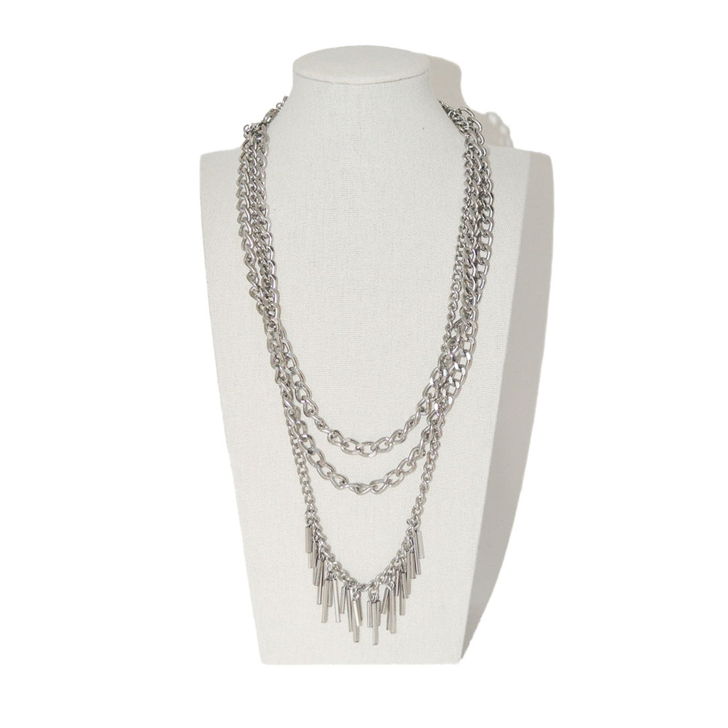 Bohemian Style 2000s Chain Fringe  Necklace