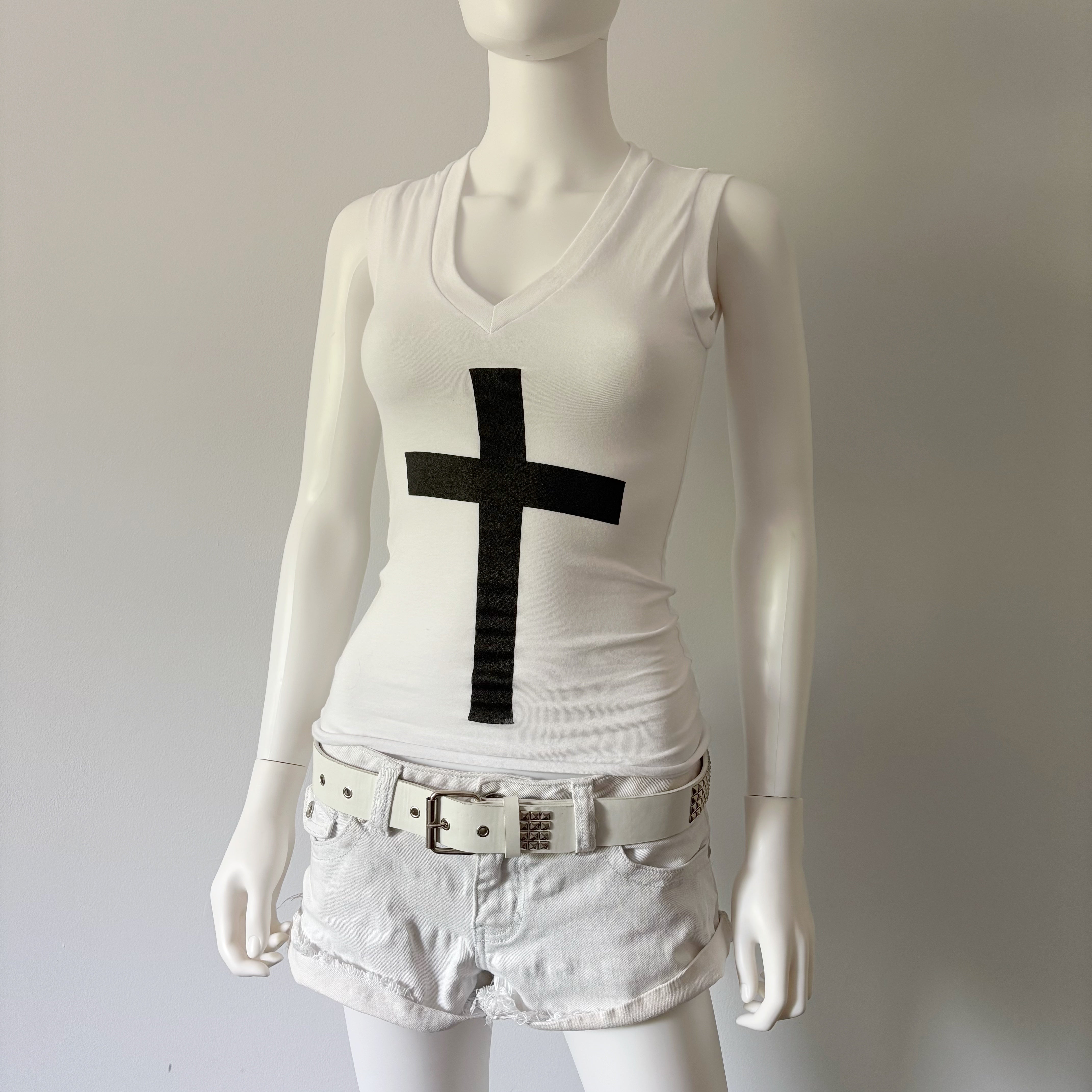 V-Neck Cross Tank