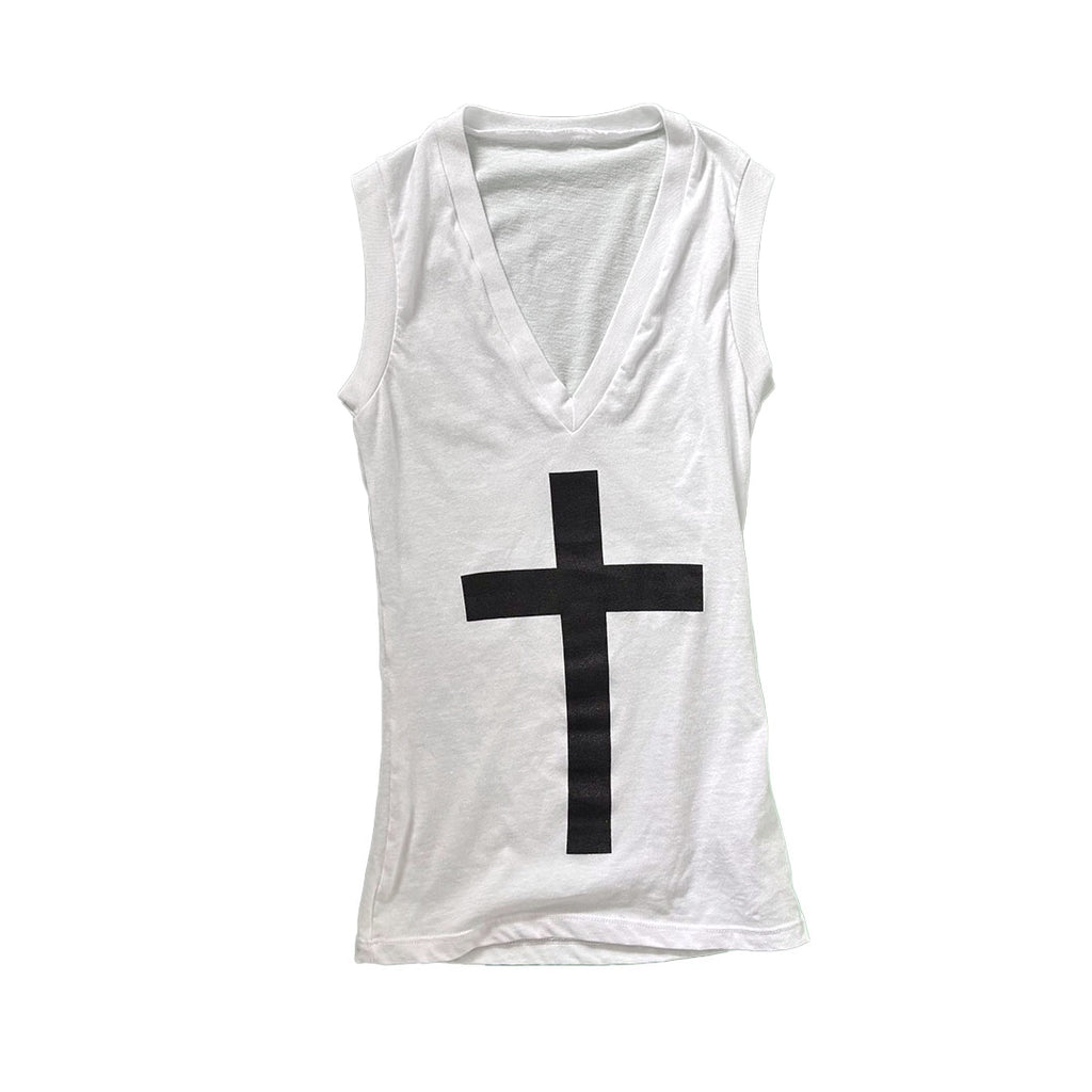 V-Neck Cross Tank