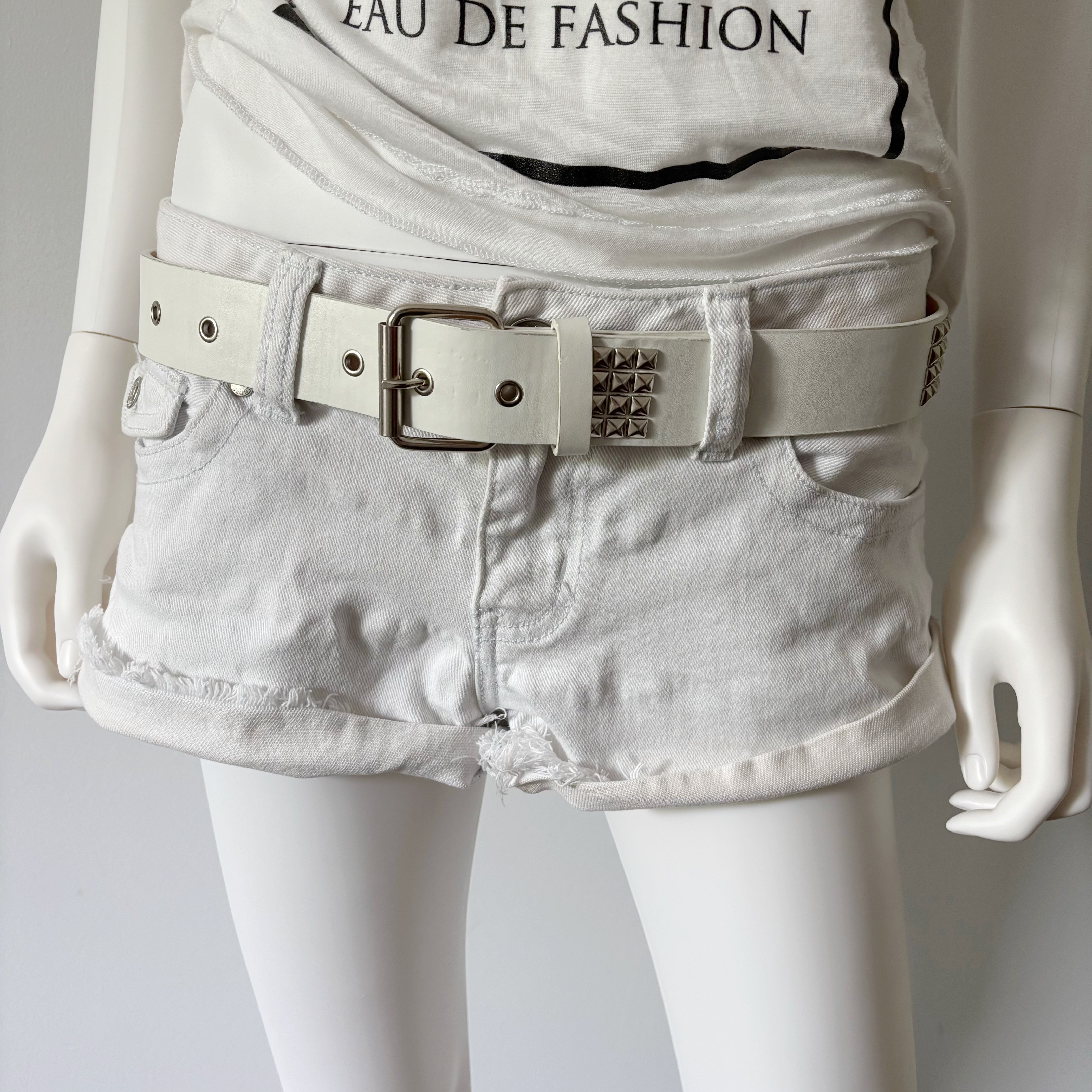 White Guess Short Shorts