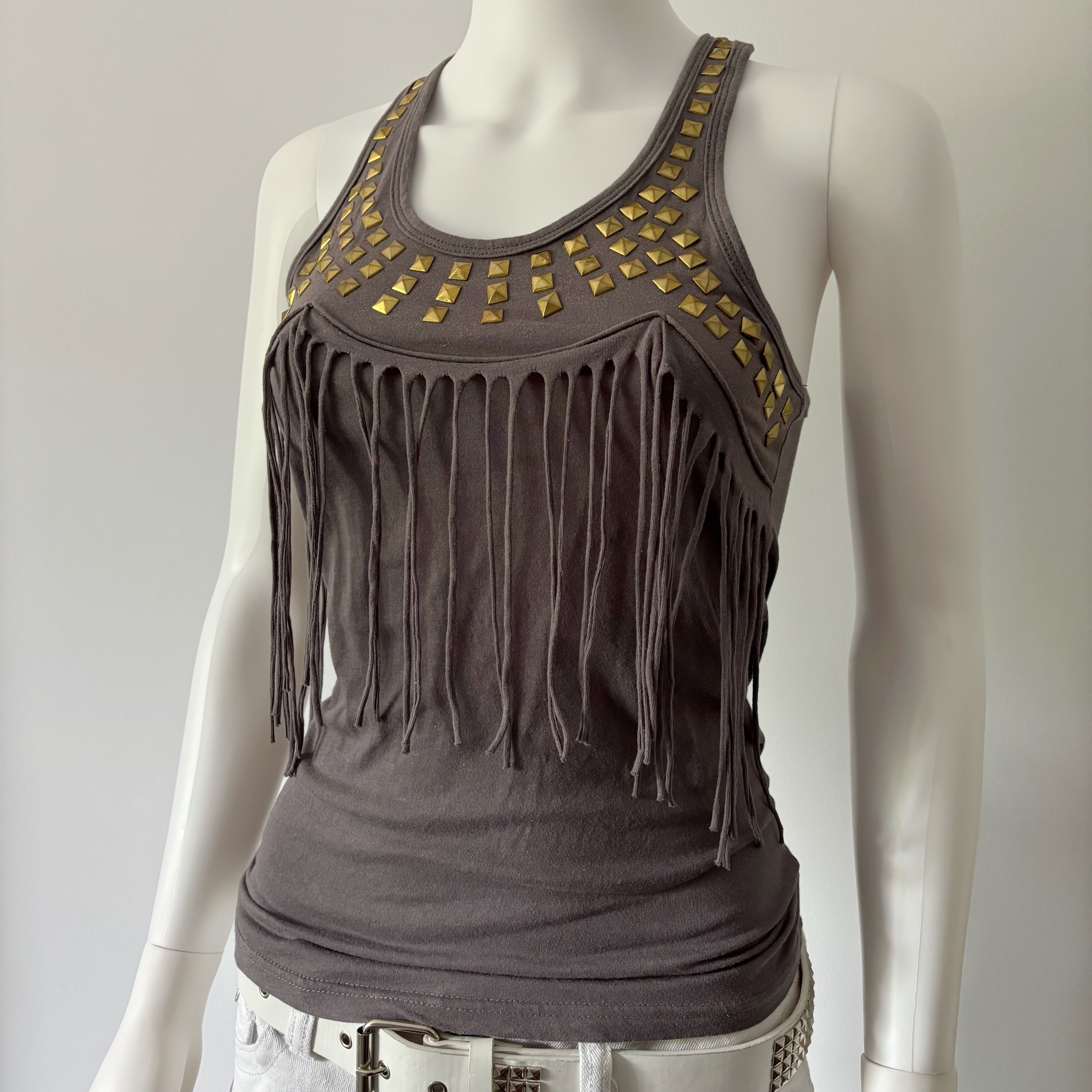 Purple Fringe Tank