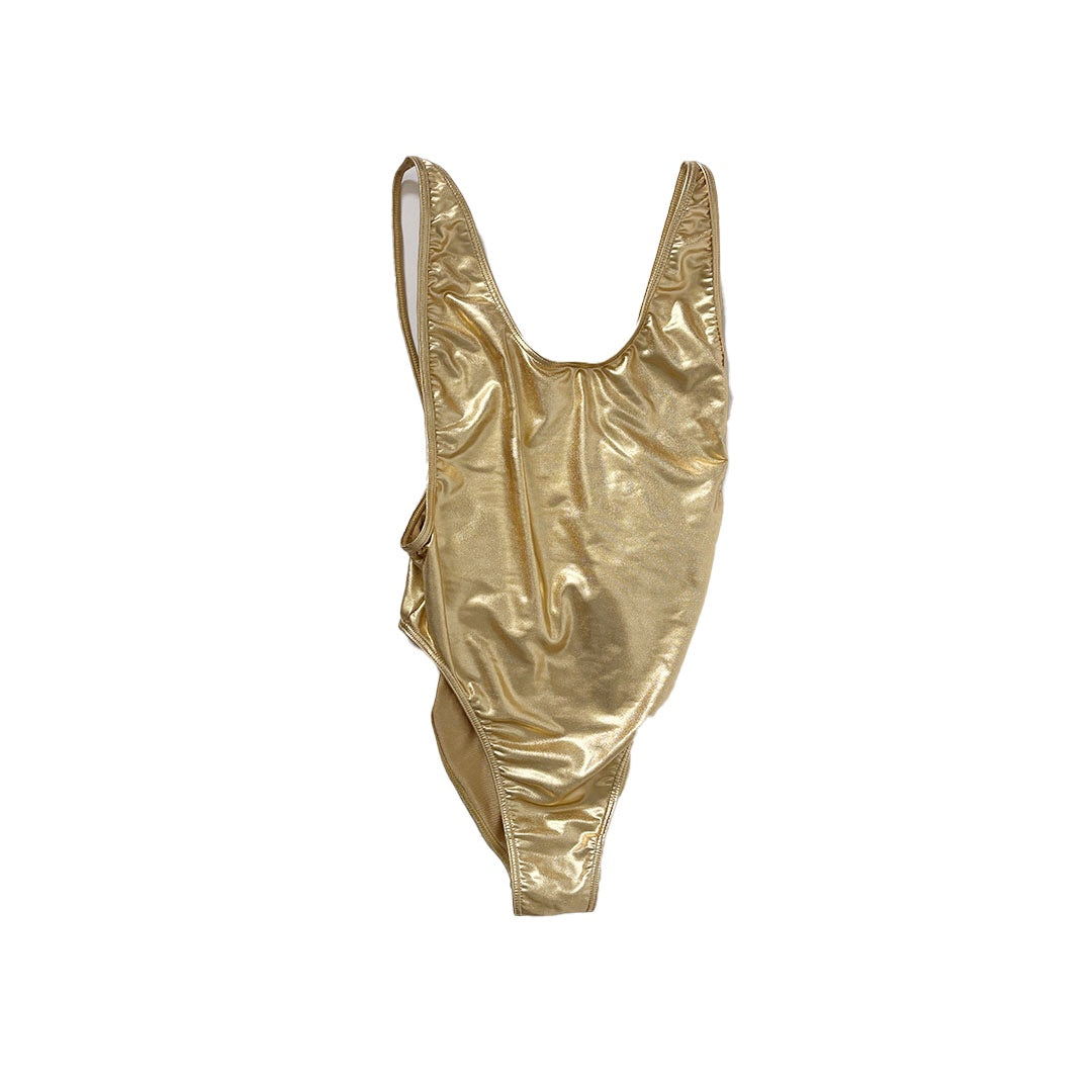 Gold Lamé Bodysuit