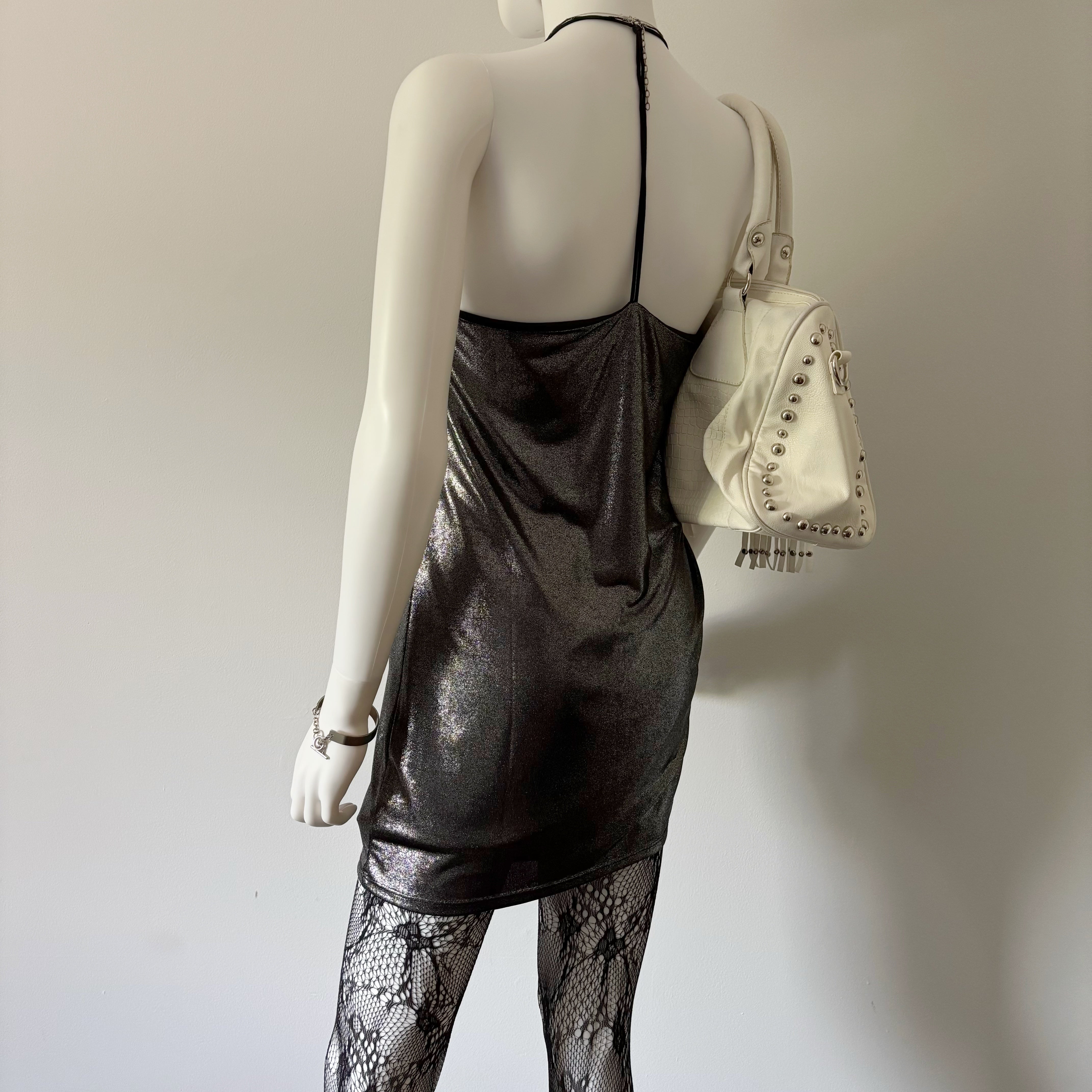 Slinky Metallic Dress