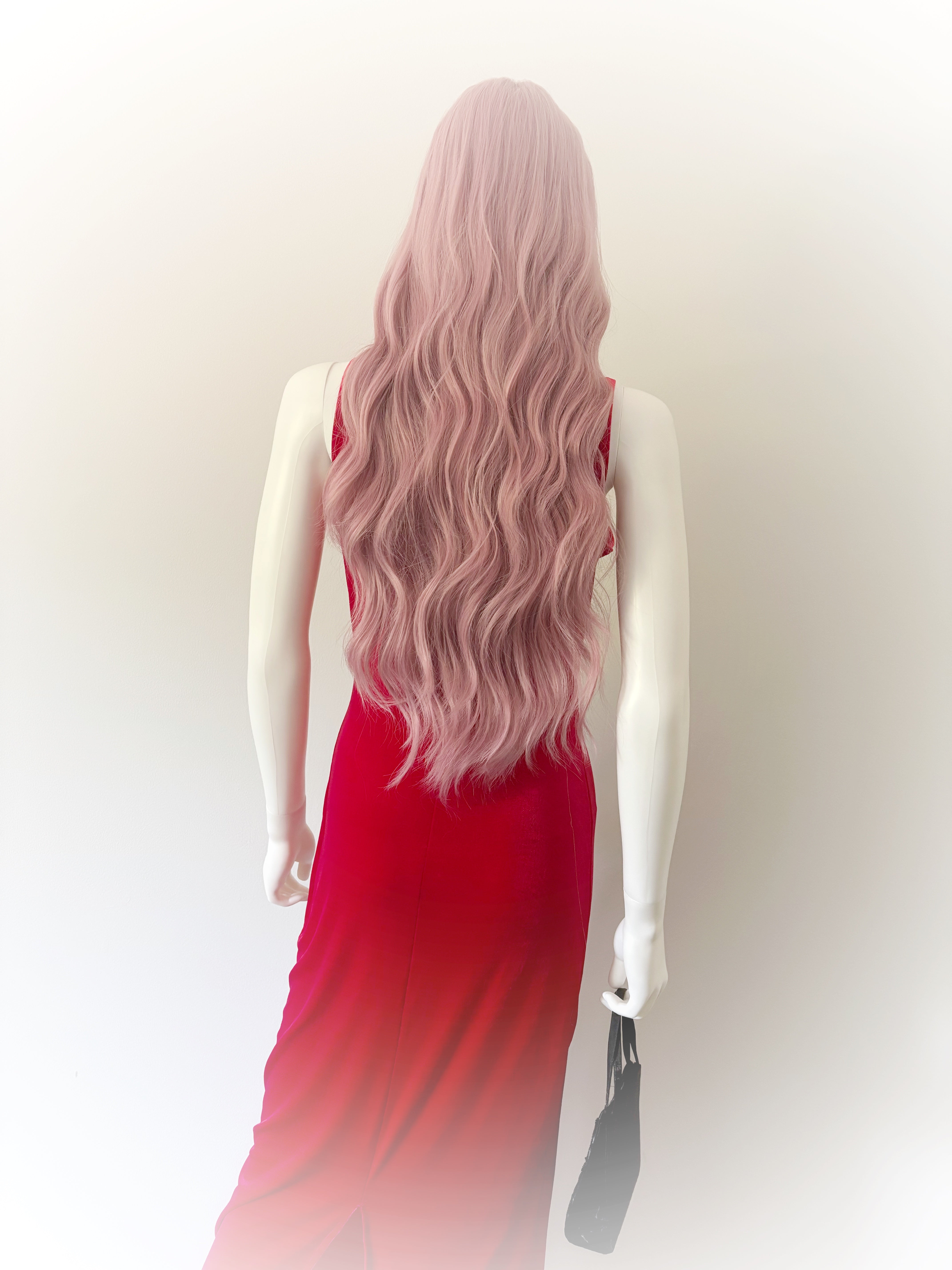 90s Red Velvet Slip Dress