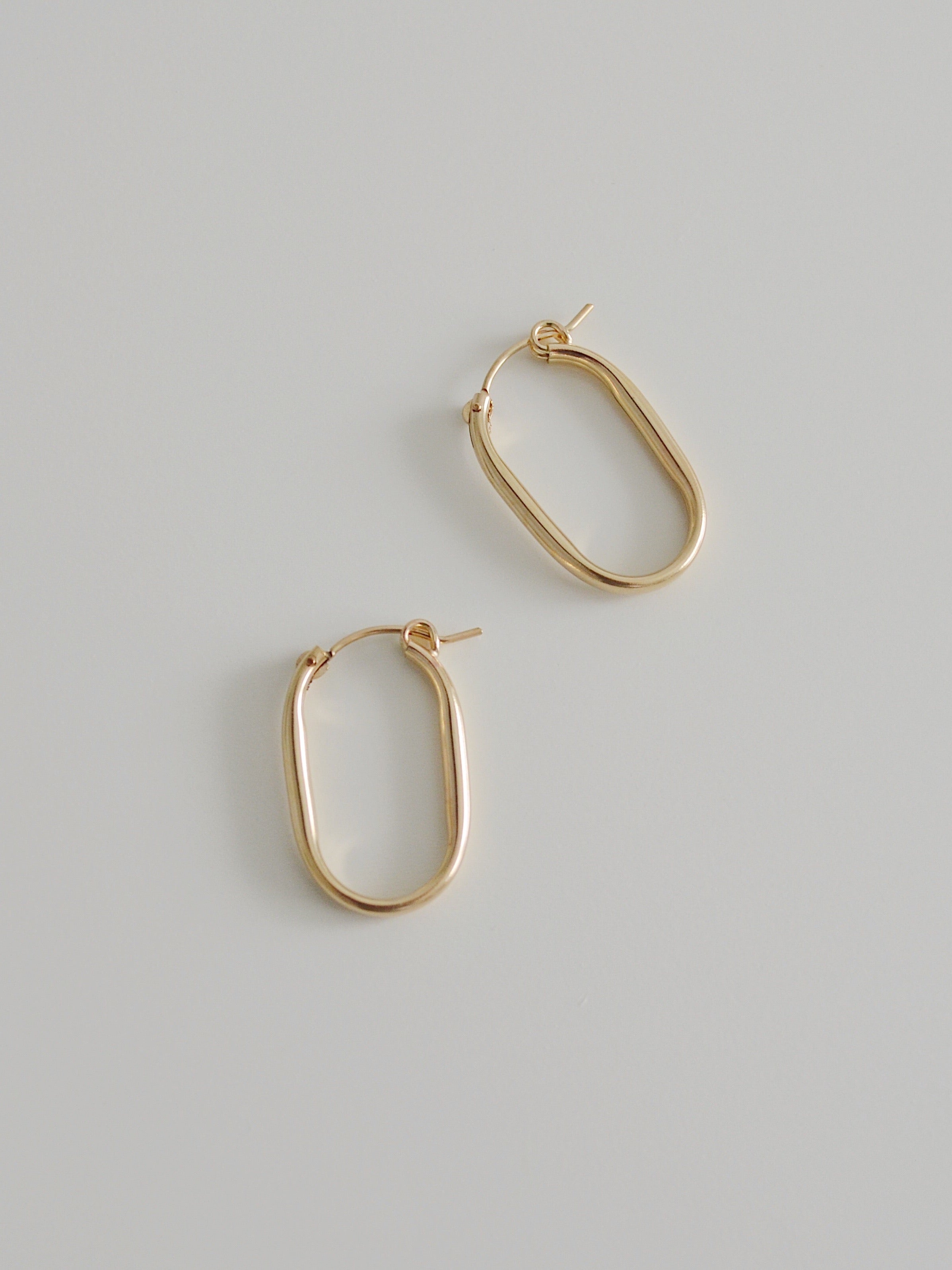 Celine Gold Hoops | 14k Gold Filled