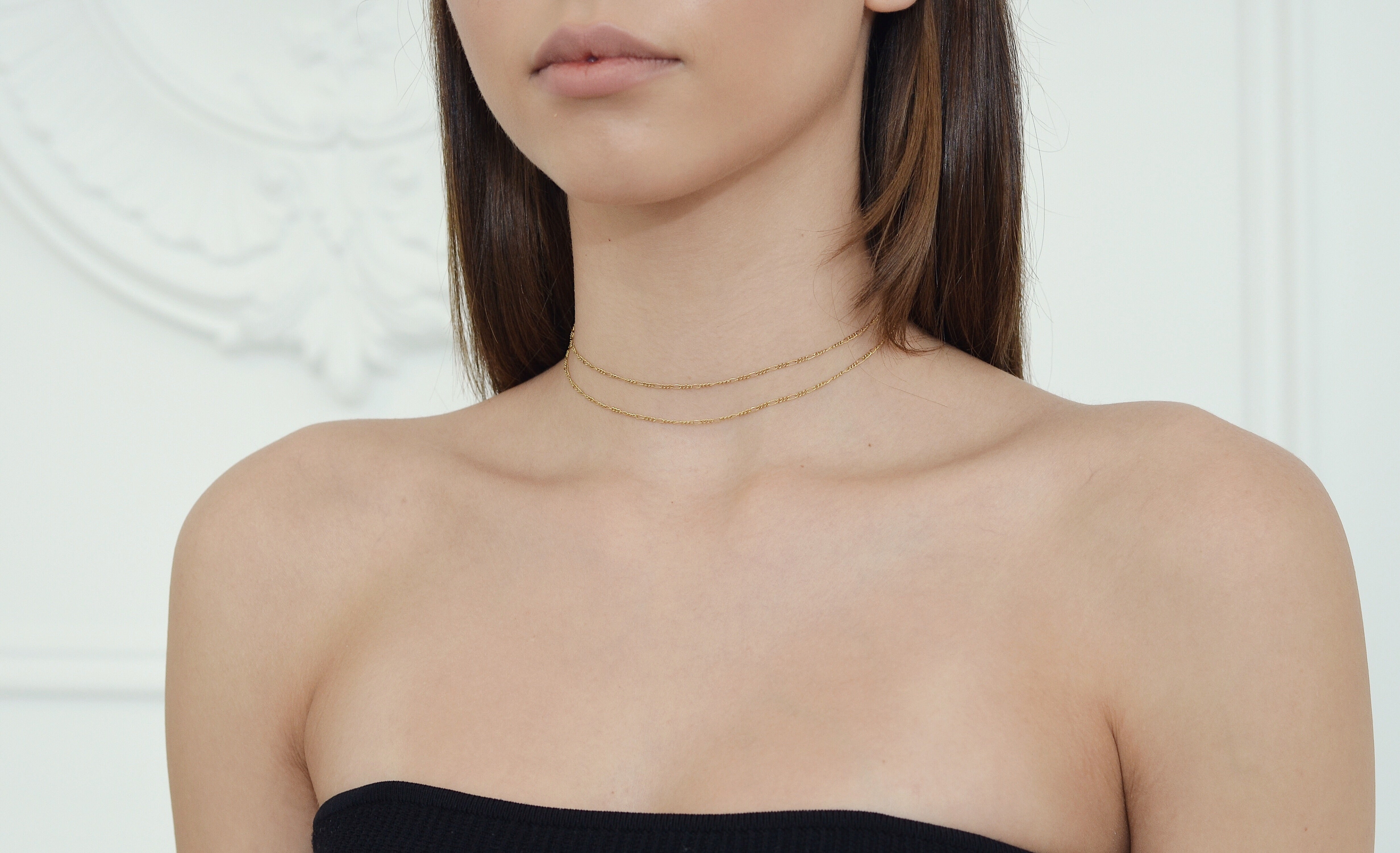 Dainty Gold Choker Necklace | 14k Gold Filled