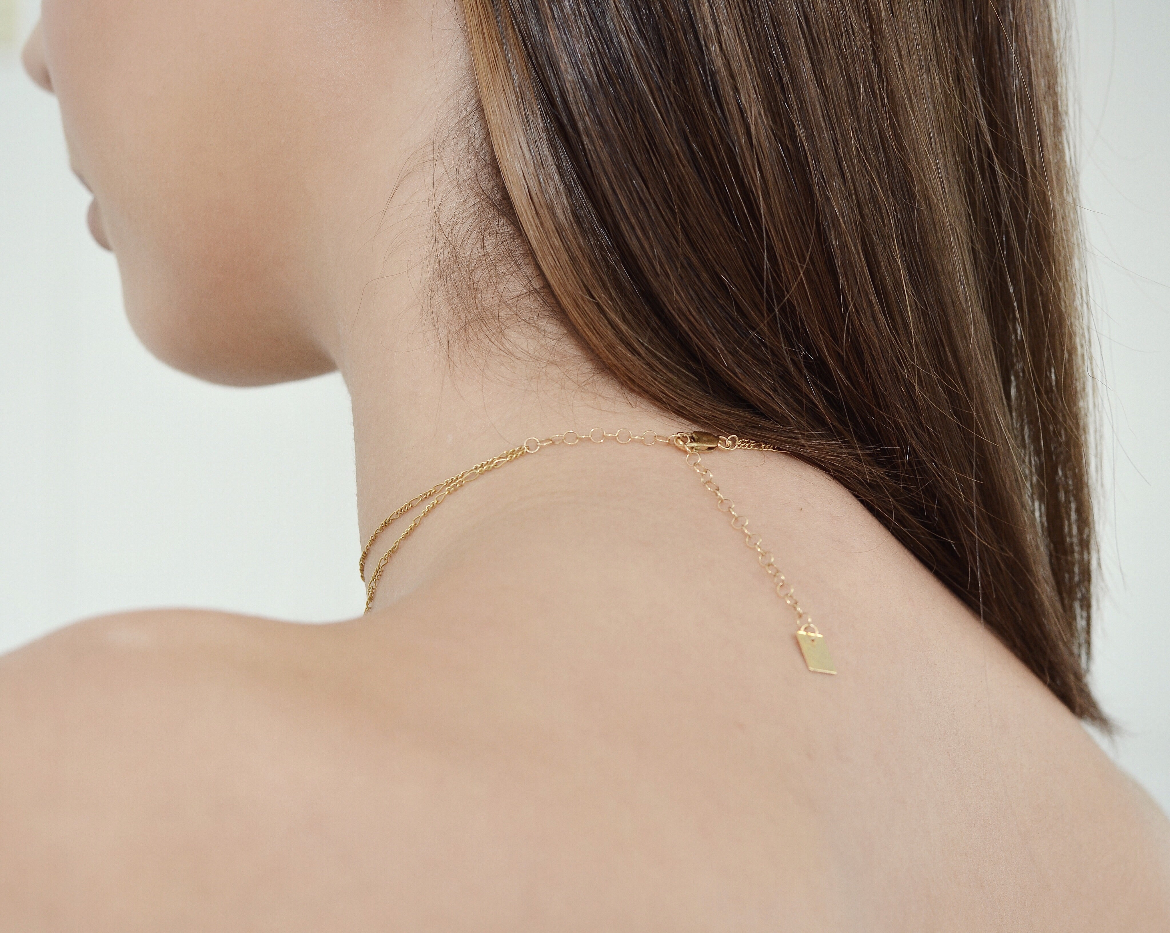 Dainty Gold Choker Necklace | 14k Gold Filled