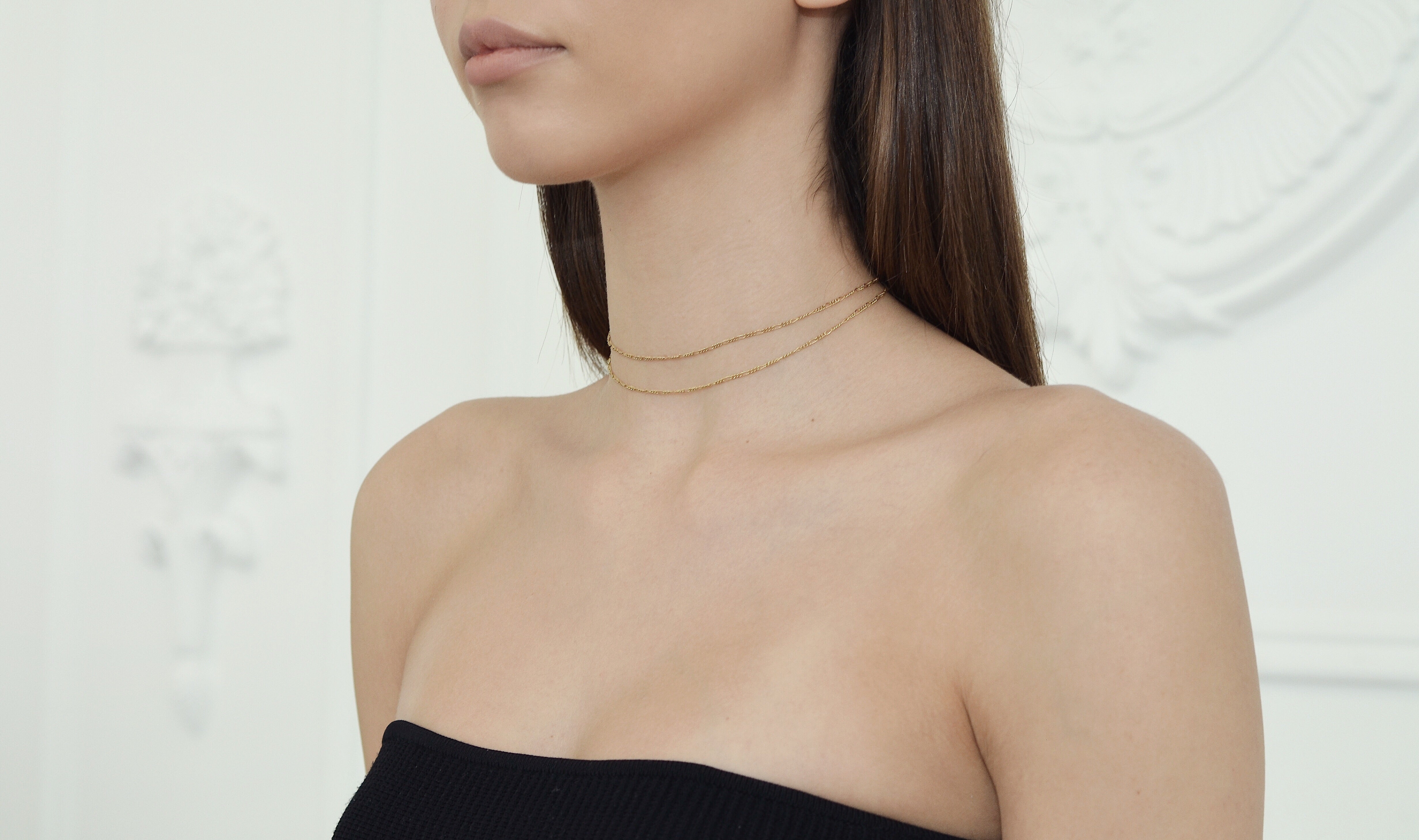 Dainty Gold Choker Necklace | 14k Gold Filled